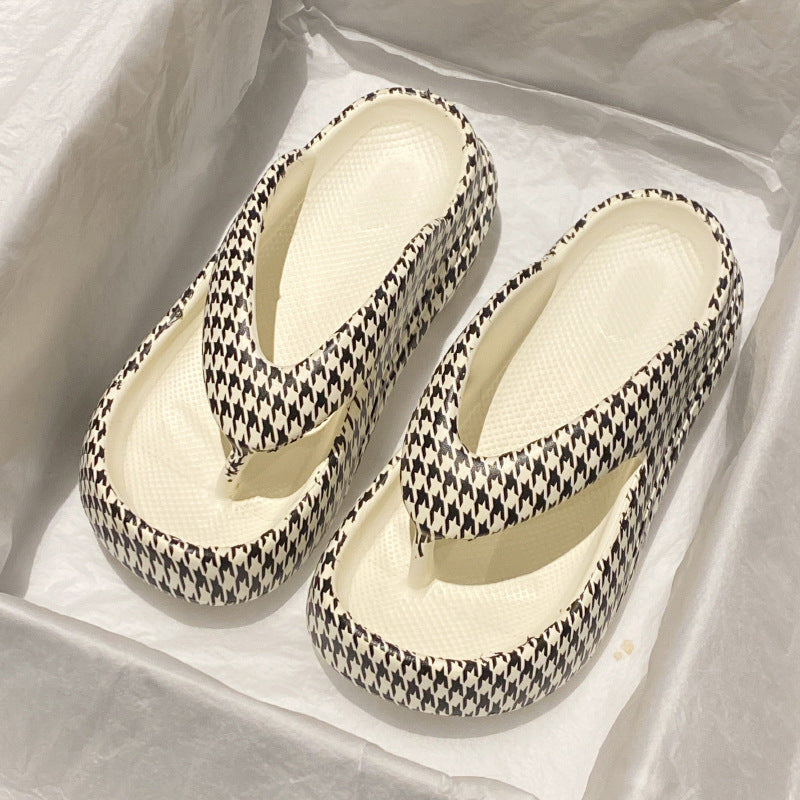 Women's Outdoor Flip-Flops with Thick Sole