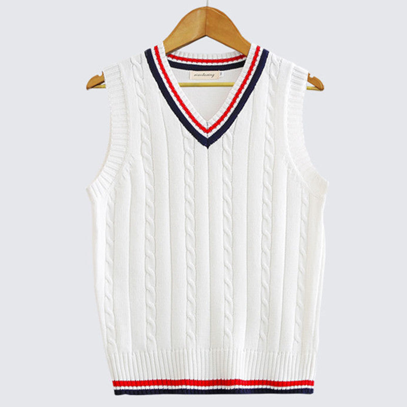 British Cotton Men's Tank Tops for Spring and Autumn