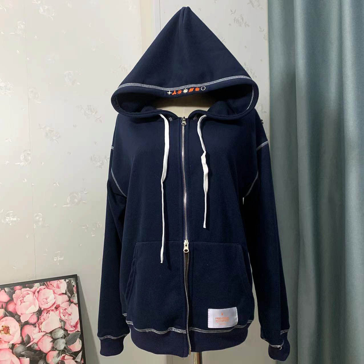 Navy Zip-Up Hoodie - Official Las Vegas Concert Merch