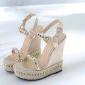 Wedge Heel Rivet Sandals for Women