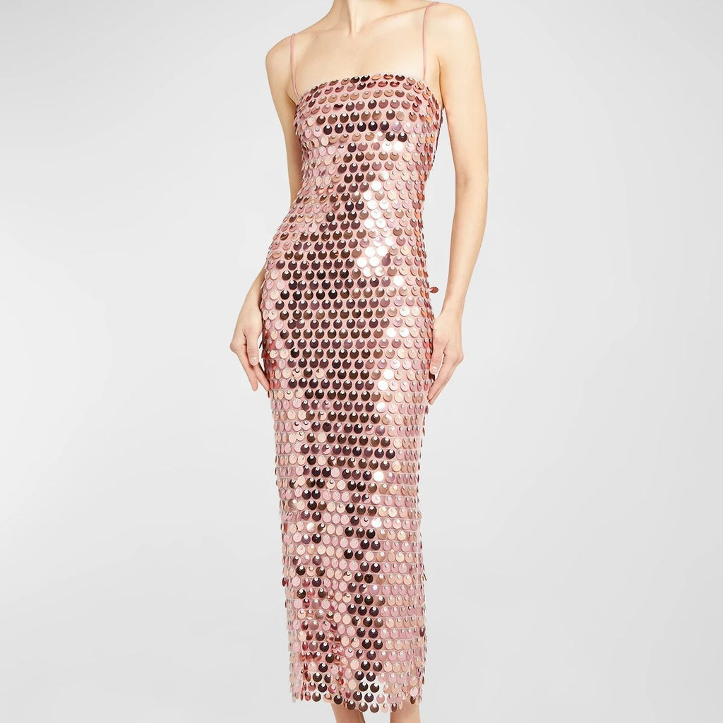2023 Women's Fashion Irregular Sequin Dress
