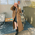 High-end Mid-length Suit Collar Jacket for Atmosphere