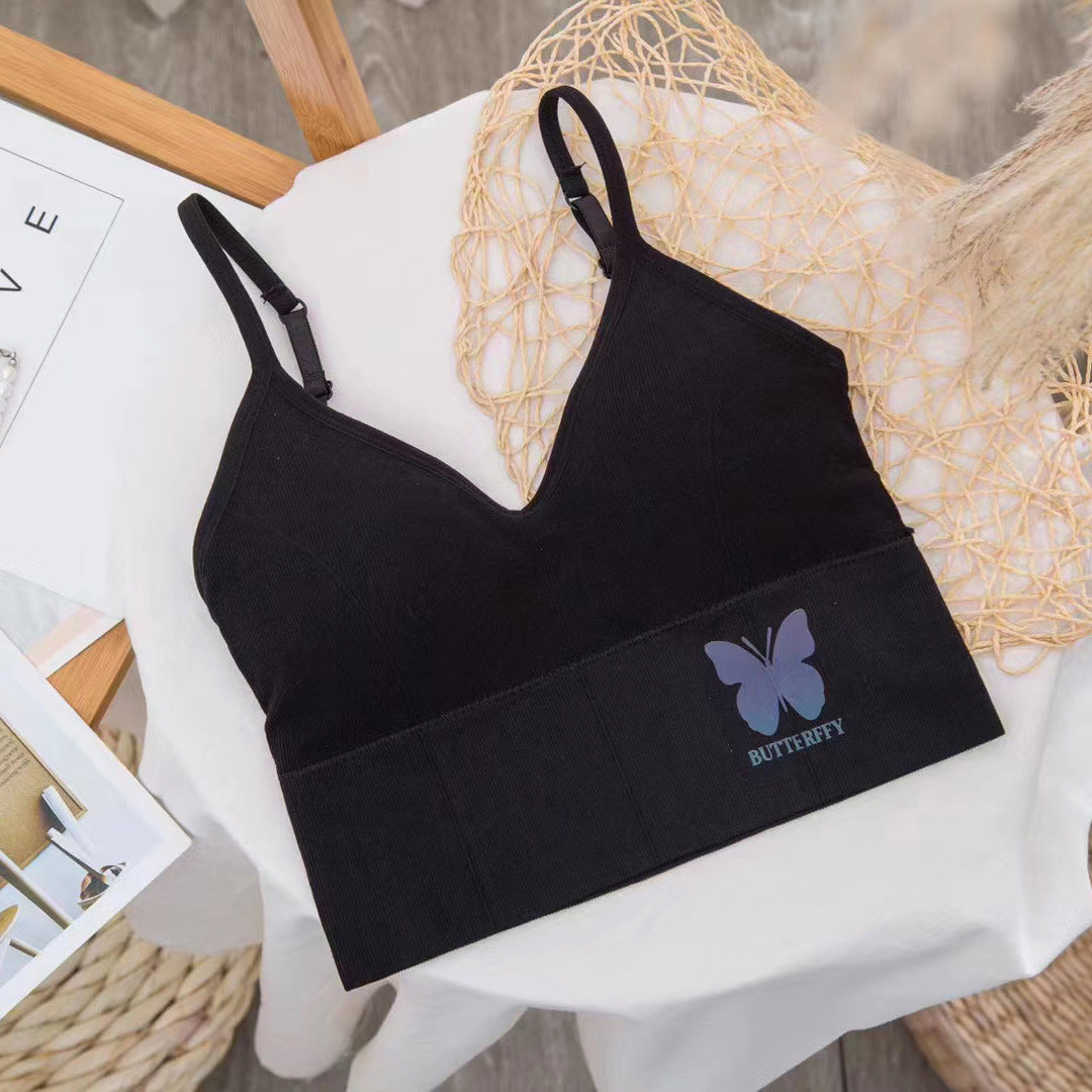 Back-Beautiful Tube Top Bra with Deep V Design