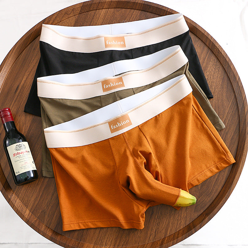 New Men's Cotton Boxer Shorts with Unique Design