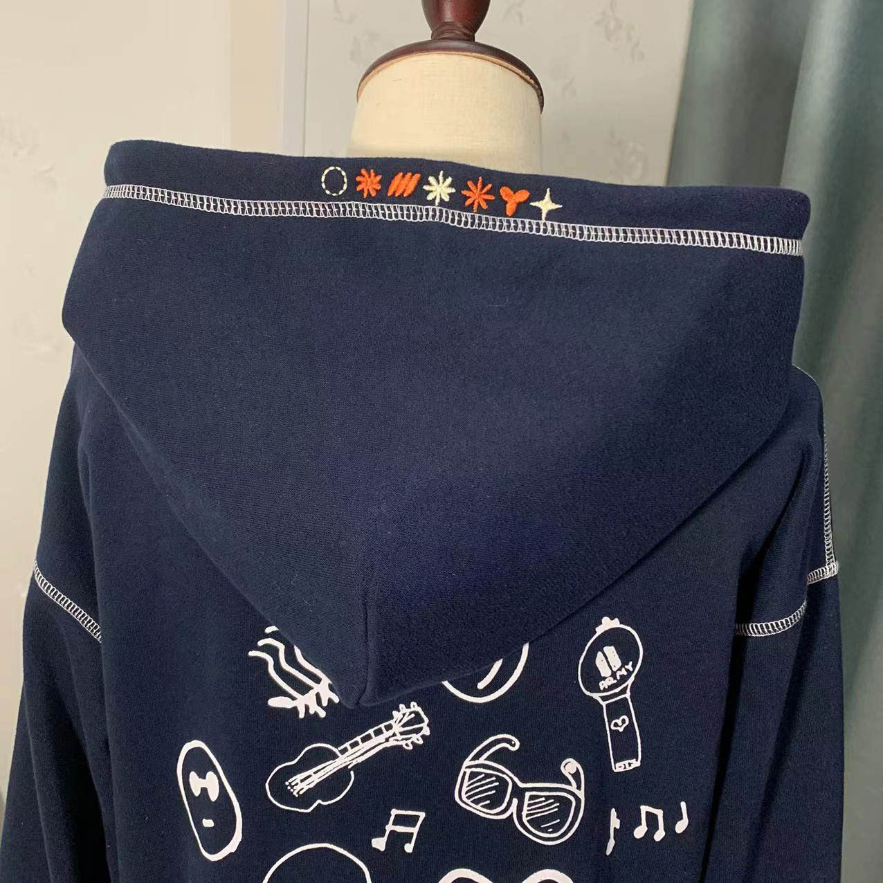 Navy Zip-Up Hoodie - Official Las Vegas Concert Merch