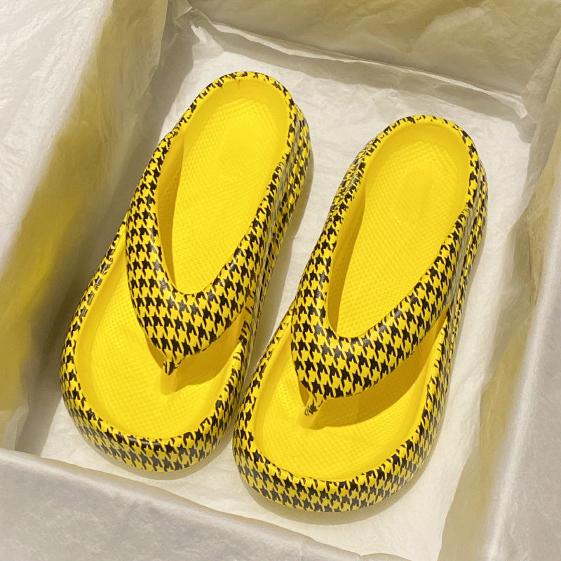 Women's Outdoor Flip-Flops with Thick Sole