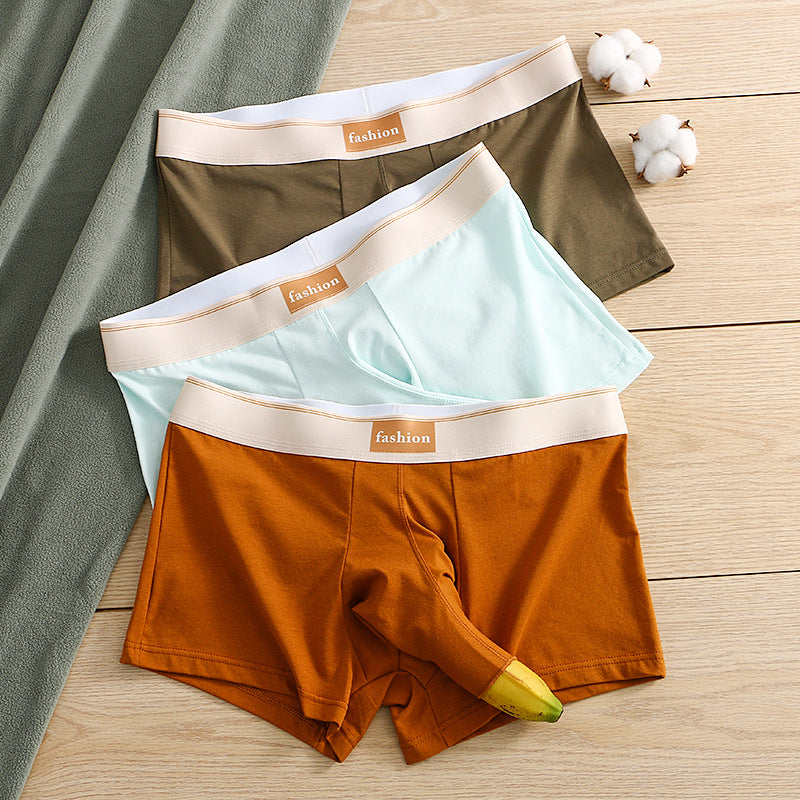 New Men's Cotton Boxer Shorts with Unique Design