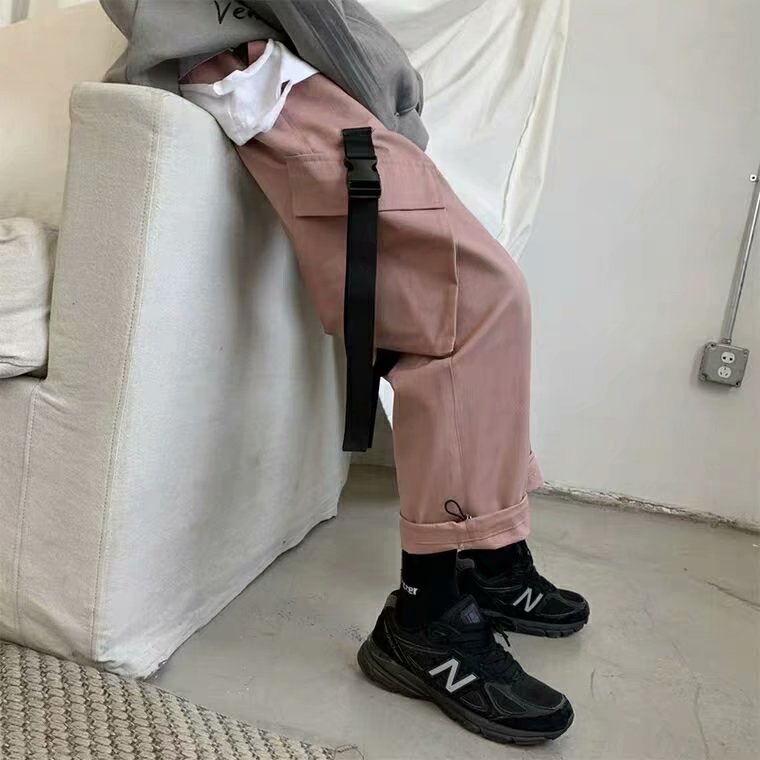 Men's Trendy Korean Loose Fit Overalls in Large Size
