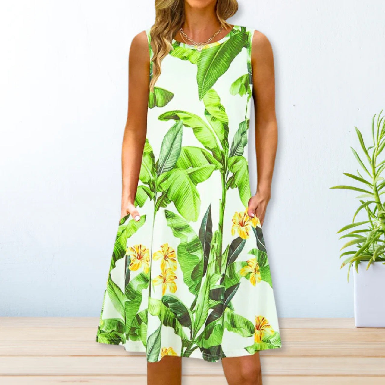 2024 YMX Floral Loose Waist Maxi Dress for Urban Style