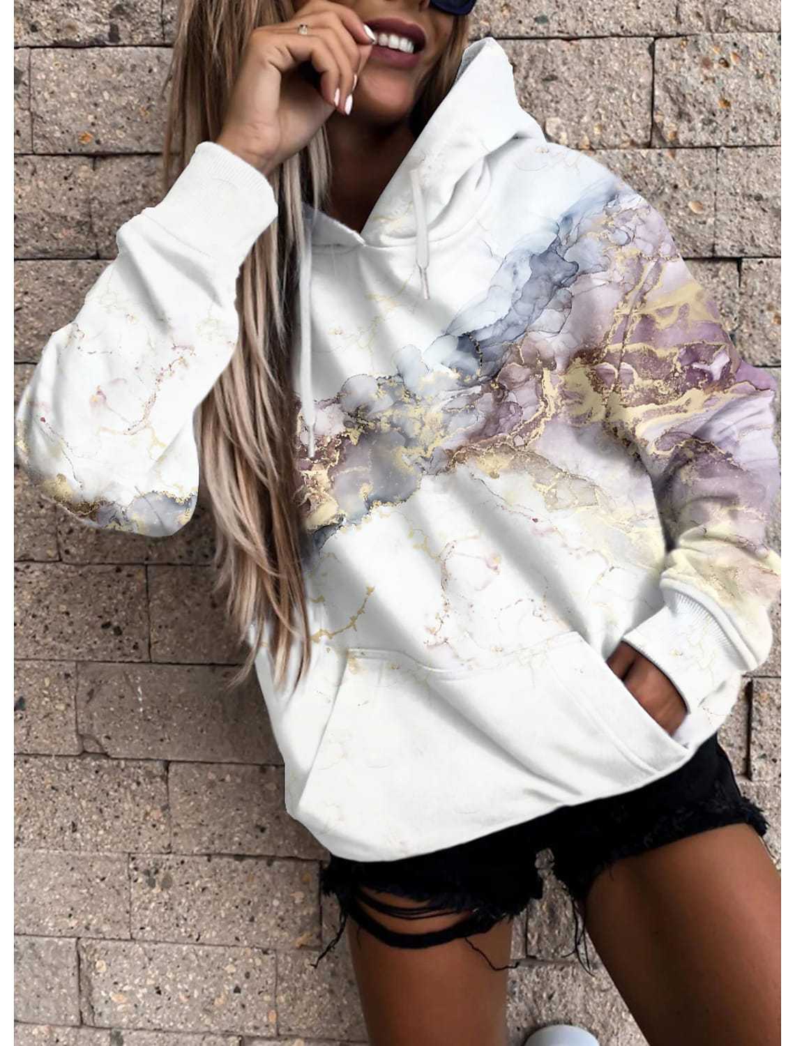 3D Printed Ladies Sweatshirt Top