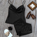 Thin Ice Silk Women's Pajama Set - Sexy Two-Piece Homewear