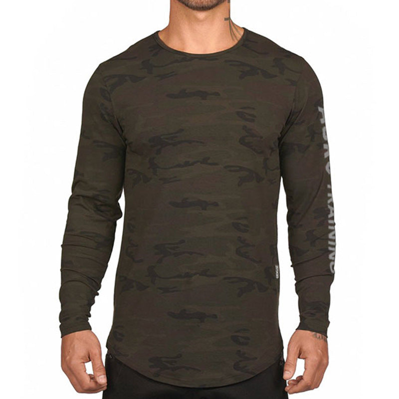 Men's Quick-Drying Long-Sleeve Outdoor Sports T-Shirt