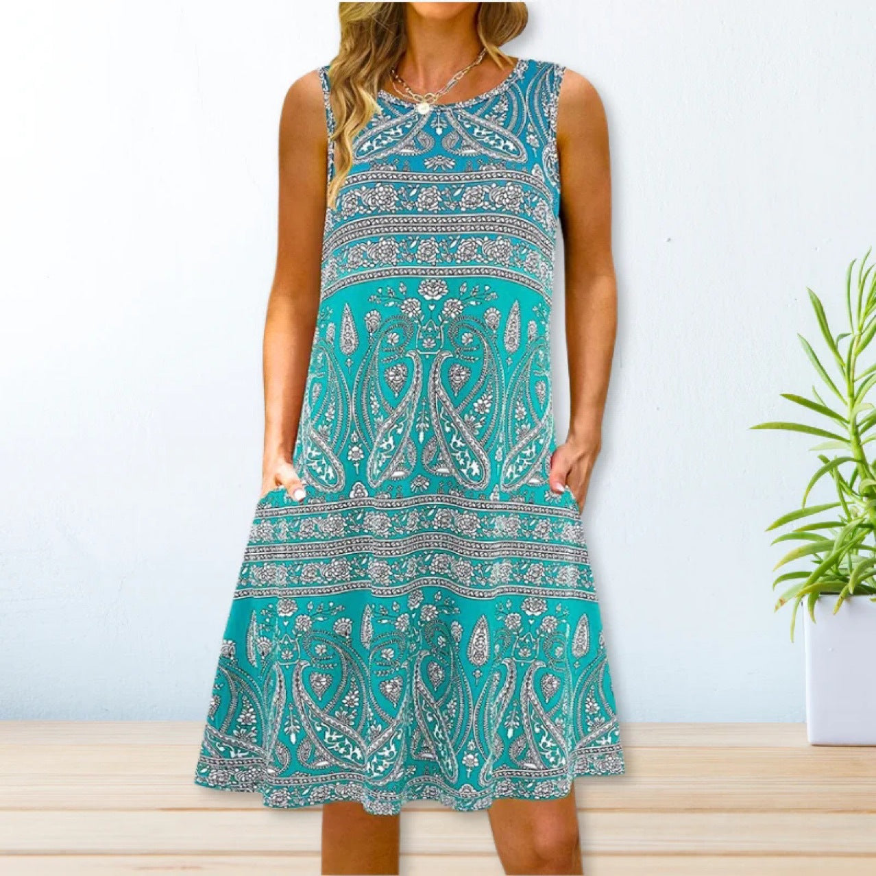 2024 YMX Floral Loose Waist Maxi Dress for Urban Style