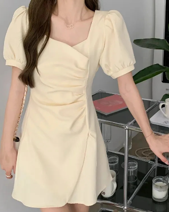Sweet and Spicy French Niche Summer Dress Design