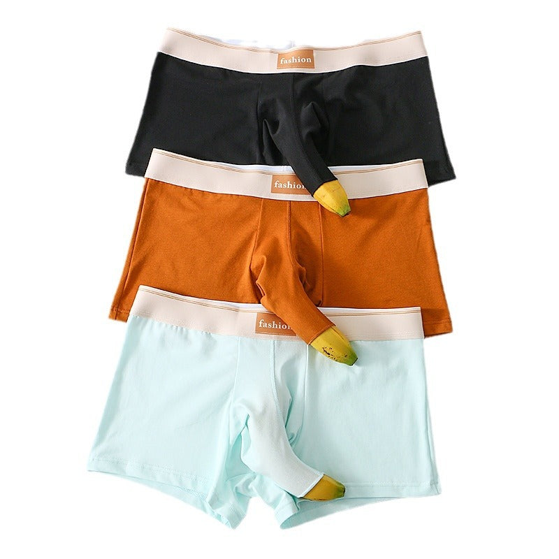 New Men's Cotton Boxer Shorts with Unique Design