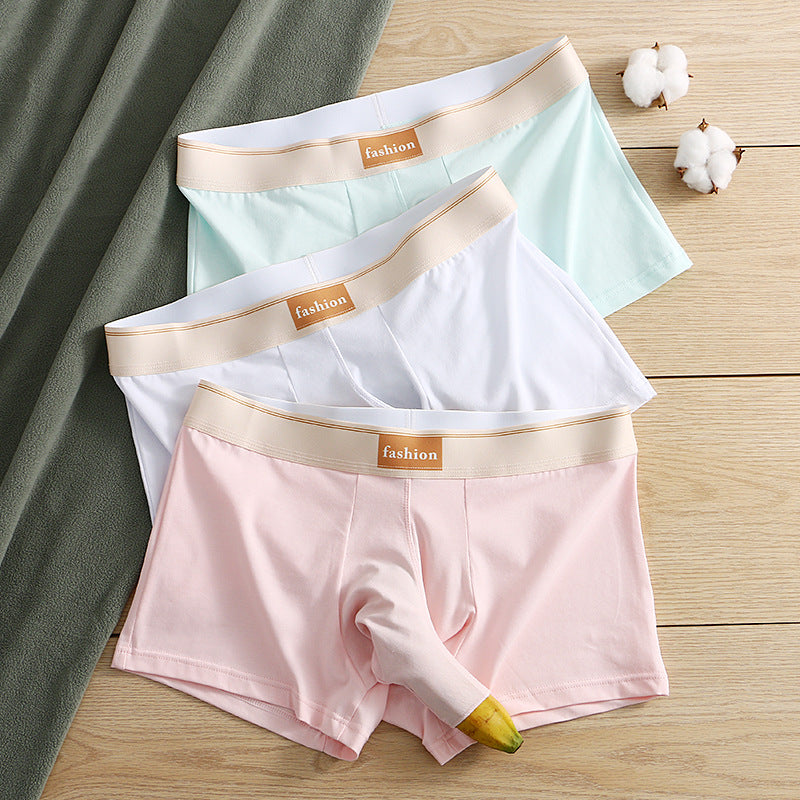 New Men's Cotton Boxer Shorts with Unique Design