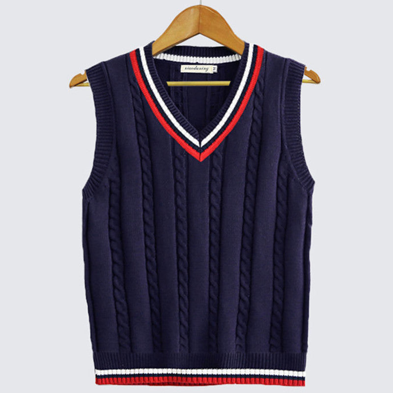 British Cotton Men's Tank Tops for Spring and Autumn