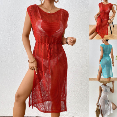 Ladies Mesh Diamond Waist Chain Skirt