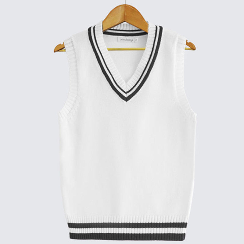 British Cotton Men's Tank Tops for Spring and Autumn