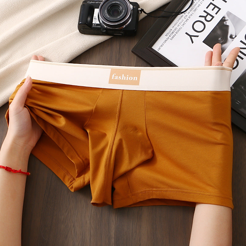 New Men's Cotton Boxer Shorts with Unique Design